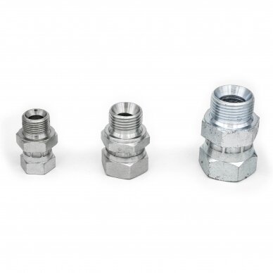 BSP 1/4-3/8 adapter with nut